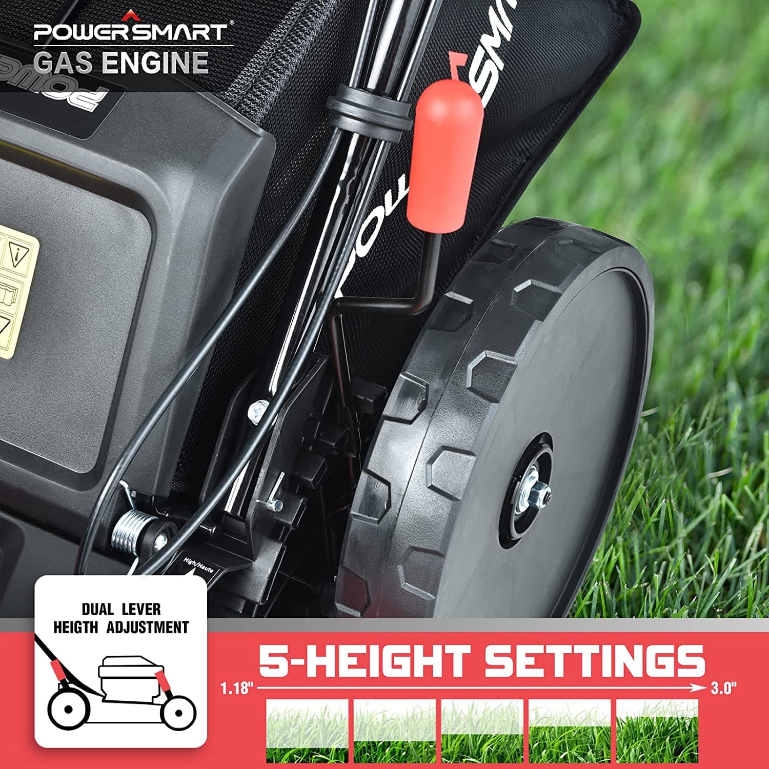 Dads Review of the PS7218SR Powersmart Lawn mower
